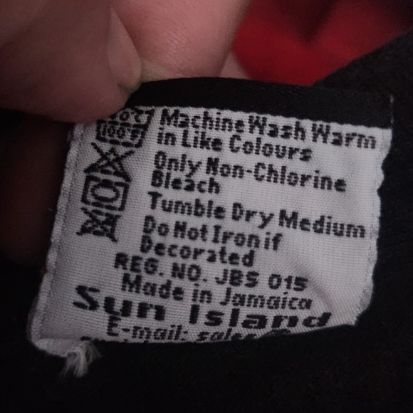 Vintage Yeah Mon Jamaican Island Graphic Tee Black Men's Medium 100% Cotton EUC - Picture 5 of 5